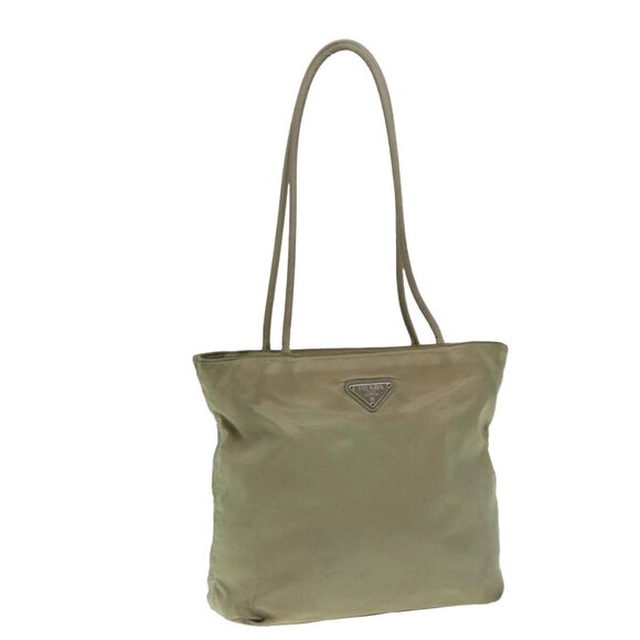 PRADA Tote Bag Nylon Beige - Picture 1 of 16